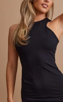 Black Cotton Racer Bodycon Dress -Cheap Dress Store 0041eca9fa0e10a2dc06a2fcd2d02d93917d5eed cnc8334 4