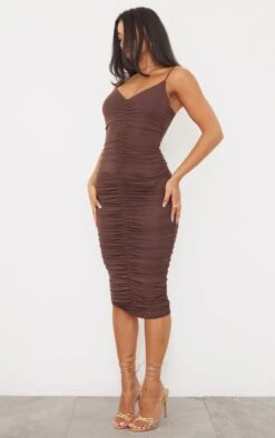 Chocolate Extreme Ruched Spaghetti Midi Dress 9 Chocolate Extreme Ruched Spaghetti Midi Dress -Cheap Dress Store 0545fbdbbdde6bf482c6072d7c8403234ac071eb cnb2812 3