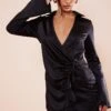 Black Satin Wrap Frill Detail Shirt Dress 1 Black Satin Wrap Frill Detail Shirt Dress -Cheap Dress Store 09ea27b5fd203a56380de7850b57e6680defc74c cnc7817 1
