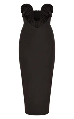 Black Extreme V Bar Satin Pleated Bust Detail Midaxi Dress -Cheap Dress Store 121e69e458ad3e9f3b9f2de9f551aa1843008756 cnc7788 5