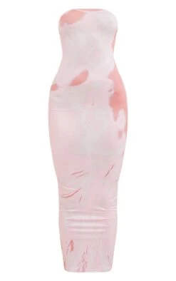Pink Body Print Slinky Bandeau Midaxi Dress -Cheap Dress Store 158194129f8ed77527bcabf8114412f87dbe4974 cne2714 5