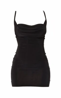 Black Slinky Cowl Neck Bodycon Dress -Cheap Dress Store 160f85379894e3b6fbe09412efa2da05bd87d29f cmv1402 6