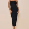 Black Ribbed Bandeau Underbust Detail Midaxi Dress -Cheap Dress Store 173392ad682f769d695472f39770e31d7c6f4d45 cnd2292 1