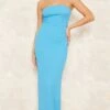 Blue Textured Detail Bandeau Maxi Dress -Cheap Dress Store 1d317131d9b0b95b0dda6f2399151f5dae765296 cnd7697 1