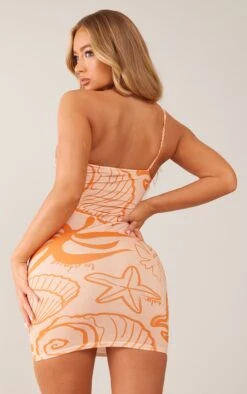 Orange Floral Cut Out Asymmetric Strap Bodycon Dress 8 Orange Floral Cut Out Asymmetric Strap Bodycon Dress -Cheap Dress Store 1e674ecd5f6371aafa86e4638bde079dce61c468 cne8577 2