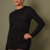 Black Thick Rib Ruched Side Bodycon Dress -Cheap Dress Store 2150e6bceab5fa19aad84026ab746366b4f598ae cnd2181 1