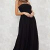 Black Bandeau Cut Out Back Floaty Maxi Dress -Cheap Dress Store 22cdd21e15b9f144ec26d87befafa1c4ada22dc1 cnd8934 1