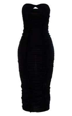 Black Slinky Twist Bust Ruched Detail Midaxi Dress -Cheap Dress Store 23eff338feb9437b08c3751ad7b4e5bbf6a182be cnd2288 5