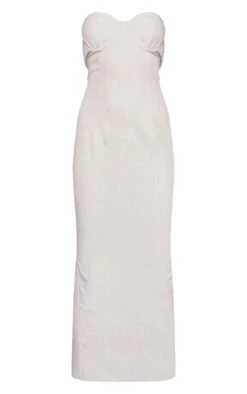 Stone Linen Look Bandeau Underwired Midaxi Dress -Cheap Dress Store 25689518db9367c9f2cdf9f5feb69ff94c163cf0 cne1421 5
