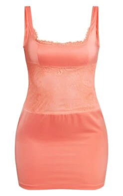 Coral Satin Lace Insert Trim Detail Strappy Bodycon Dress 11 Coral Satin Lace Insert Trim Detail Strappy Bodycon Dress -Cheap Dress Store 2e25e58ea6a65609761d3016c06ff2fde9cbeb68 cne1377 5