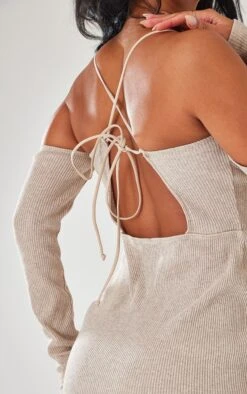 Oatmeal Ribbed Bardot Waist Detail Bodycon Dress 10 Oatmeal Ribbed Bardot Waist Detail Bodycon Dress -Cheap Dress Store 2f5995a50e56673bb6854f0cc99ab0d256559ad7 cnd4061 4