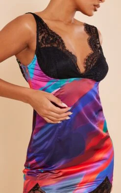 Multi Print Satin Contrast Lace Bust Detail Bodycon Dress 10 Multi Print Satin Contrast Lace Bust Detail Bodycon Dress -Cheap Dress Store 2fef828f717963995b6227b4444dc753b43e0185 cnd5879 4