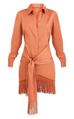 Rust Satin Drape Detail Tassel Hem Shirt Dress 11 Rust Satin Drape Detail Tassel Hem Shirt Dress -Cheap Dress Store 32895db5653cc9061866928846fc626f57ccd7f5 cnd7686 5