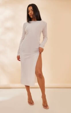 Cream Plisse Long Sleeve Split Detail Midi Dress 9 Cream Plisse Long Sleeve Split Detail Midi Dress -Cheap Dress Store 34db9b1eab65e37bd8f5a3e5caa5e577d80a0adc cnd2179 3