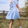 Blue Check Twist Bust Cut Out Shift Dress -Cheap Dress Store 357dbeba3b1429229c00ec0b76231af8edda6f5b cnd4037 1