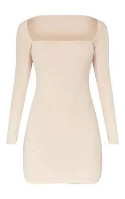 Stone Rib Extreme Square Neck Bodycon Dress -Cheap Dress Store 35b0dc4d14097d2424af8875632c7a2a1cd59d44 cnb7257 5