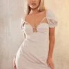 Stone Puff Sleeve Cup Detail Cut Out Bodycon Dress -Cheap Dress Store 3de9e120768b8325fd54b6c32a42e7d6d4a0a737 cnd5488 1