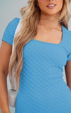 Blue Textured Short Sleeve Square Neck Bodycon Dress 9 Blue Textured Short Sleeve Square Neck Bodycon Dress -Cheap Dress Store 447446970a8df0e3ff5159048dc61c52eb475e7b cnd4079 4