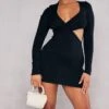Black Asymmetric Front Knit Mini Dress -Cheap Dress Store 44e54a62a0cdda9ea72cf04172c78d745954f7e3 cnc3207 1