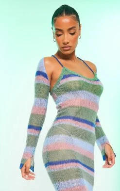 Blue Stripe Open Knit Maxi Dress & Sleeves 9 Blue Stripe Open Knit Maxi Dress & Sleeves -Cheap Dress Store 46be49148e3ebee69c72a418c956c053f36472ae cnc5955 4
