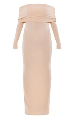 Stone Acetate Slinky Bardot Long Sleeve Maxi Dress -Cheap Dress Store 47b7e670507182d9ea1c224f226a4282e70b87f3 cnd7640 5