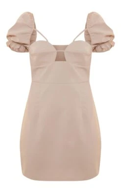 Stone Puff Sleeve Cup Detail Cut Out Bodycon Dress -Cheap Dress Store 491254ed7cbecada731b73ff4db69f43613f4b25 cnd5488 5