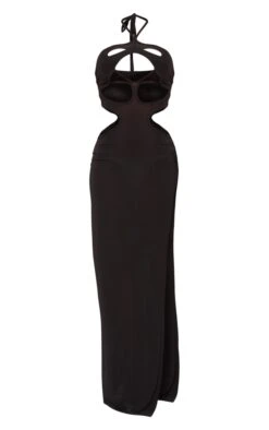 Black Slinky Multi Cut Out Split Detail Maxi Dress -Cheap Dress Store 528b8581ad9d830fabaa9353e7c4f10cd625e3a5 cnd6484 5
