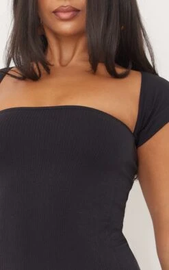 Black Structured Contour Cap Sleeve Bodycon Dress -Cheap Dress Store 535b6c69b15b8970eb44edfe280f83f68c8dd195 cna6872 4