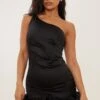 Black Satin One Shoulder Frill Hem Bodycon Dress -Cheap Dress Store 59ee0e49380e37e1cbbe840b499982855fe06628 cnd2187 1