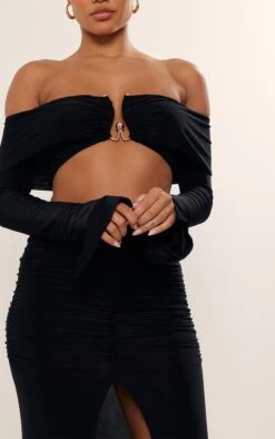 Black Slinky Trim Detail Bardot Cut Out Maxi Dress -Cheap Dress Store 5bdf0c26562f5cd0a0abe502d081c4b89d1cc770 cnd0420 4