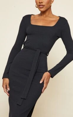 Black Ribbed Knit Tie Cut Out Back Midaxi Dress 10 Black Ribbed Knit Tie Cut Out Back Midaxi Dress -Cheap Dress Store 5d52aa5f837e6db077c7e2606d5e2bb8a6c66090 cnd1293 4