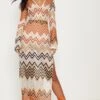 Burnt Orange Chevron Print Lace Maxi Dress -Cheap Dress Store 5d7ac466031e03947a6c3ba64c4bf1a9848ad107 CLW0560 2