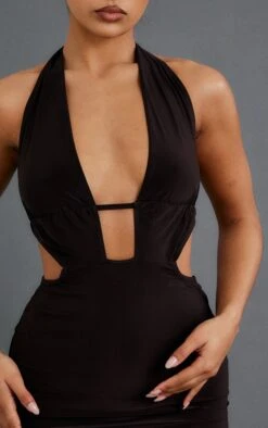 Chocolate Slinky Ruched Bust Detail Halter Bodycon Dress 10 Chocolate Slinky Ruched Bust Detail Halter Bodycon Dress -Cheap Dress Store 5d9f125a2b580c539c171e1201c6286a4ee77526 cnb7472 4