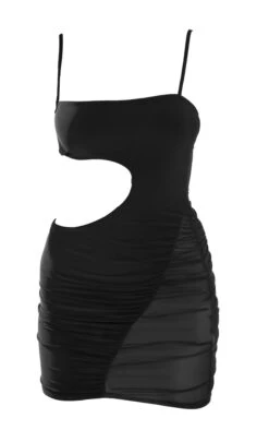 Black Slinky Cut Out Mesh Insert Ruched Bodycon Dress 11 Black Slinky Cut Out Mesh Insert Ruched Bodycon Dress -Cheap Dress Store 5f98dc24b607a0b20d139266b1368ce8ab73df73 cnd0409 5