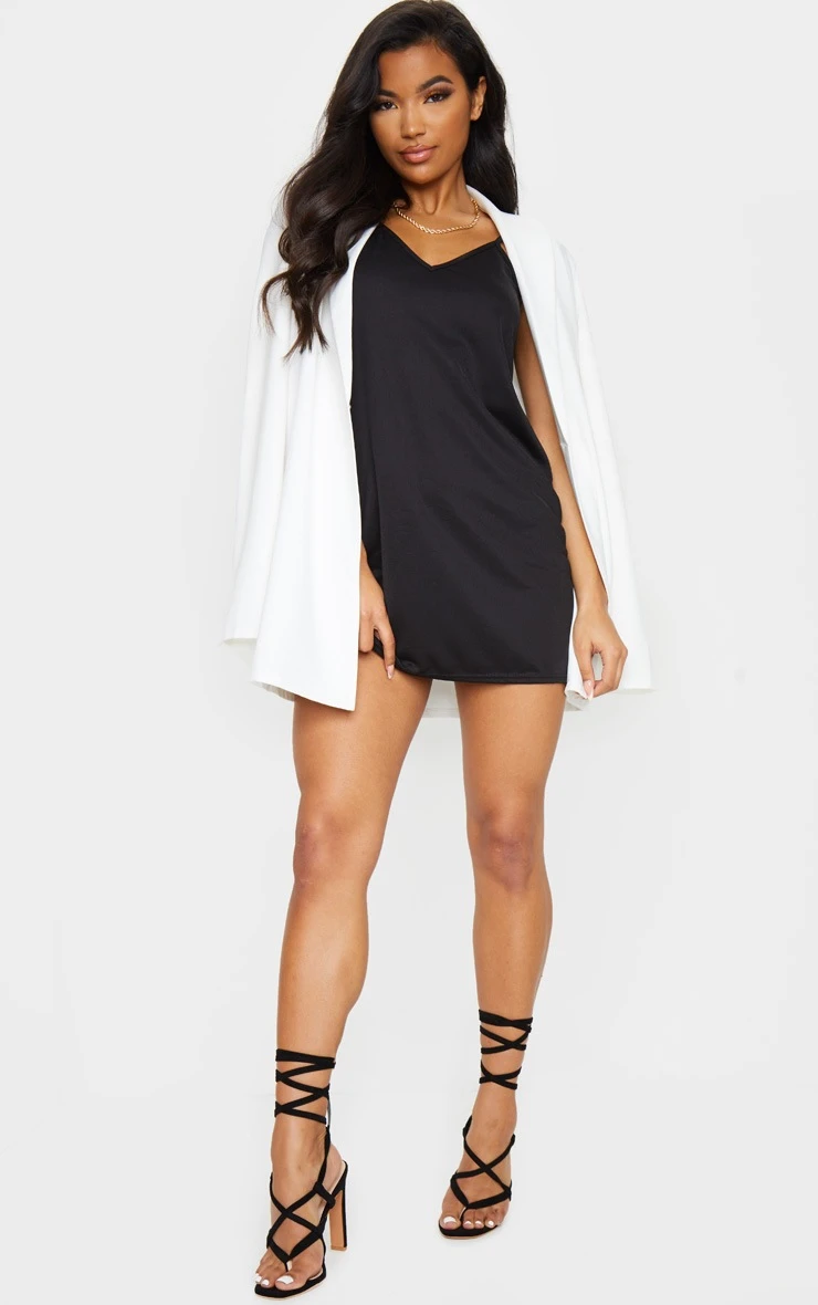 Black Strappy Detail Backless Cami Dress 5 Black Strappy Detail Backless Cami Dress - Image 3