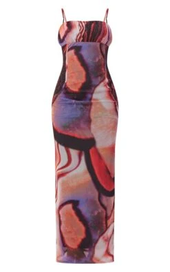 Pink Scale Print Mesh Ruched Bust Maxi Dress -Cheap Dress Store 6d59db85ceea6d050c7c31a536ae996484b82d04 cnd2051 5