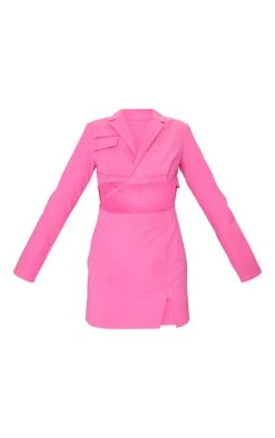 Pink Woven Cut Out Tie Waist Utility Style Blazer Bodycon Dress 11 Pink Woven Cut Out Tie Waist Utility Style Blazer Bodycon Dress -Cheap Dress Store 6dde9e15e7311c2857c59bf203b645b9c10e67c2 cmu1262 6