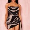 Black Swirl Print Draped Chiffon Bandeau Bodycon Dress -Cheap Dress Store 745d5949ee9dda0c2479a111b554691963569e67 cmz8352 1