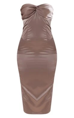 Charcoal Twist Knot Detail Midi Dress -Cheap Dress Store 74d76788858b449b9072ecd40fae4aa78e8f1c2c cnd3541 5