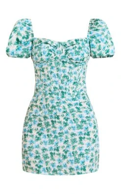 Blue Floral Print Puff Sleeve Cup Binding Detail Bodycon Dress 11 Blue Floral Print Puff Sleeve Cup Binding Detail Bodycon Dress -Cheap Dress Store 7796755d7b4c09d4472a9b3504b7034595e07b65 cmy8480 6