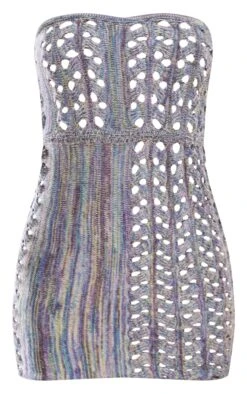 Blue Twist Knit Cut Out Bandeau Mini Dress -Cheap Dress Store 8043a075f6b1f2af0a70adb416895e98372df543 cnc3288 5