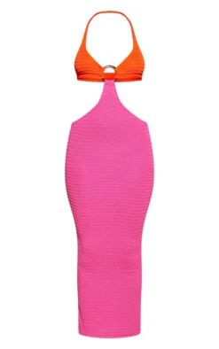 Orange Ring Detail Knitted Maxi Dress -Cheap Dress Store 8a19c411b00b9be29f8892cb1443e509f140c6f1 cna1241 5