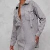 Charcoal Cargo Pocket Buckle Detail Shirt Dress 1 Charcoal Cargo Pocket Buckle Detail Shirt Dress -Cheap Dress Store 8f8a43d5e8c69e0fea243c9df13756d97fba9a69 cnb9653 1