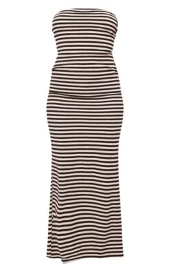 Monochrome Stripe Towelling Maxi Dress -Cheap Dress Store 903459cb8897739a0558e73ce6ade21f1553a2da cne6482 5