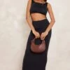 Black Slinky Cut Out Waist Sleeveless Maxi Dress -Cheap Dress Store 96346b1056c211037a9af074c31417de4c8048c3 cne1460 1