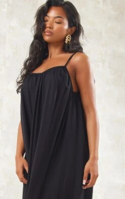 Black Strappy Pleated Tier Maxi Dress 9 Black Strappy Pleated Tier Maxi Dress -Cheap Dress Store 9e4781f43fee2f57b34482bc3358c02f7888175e cne1534 4