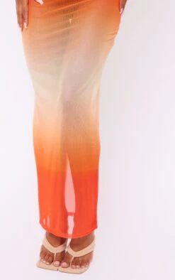 Multi Ombre Print Mesh Strappy Midaxi Dress -Cheap Dress Store 9e7536cf0be4aecec7bffae25851d9cb6ae1e144 cne2715 4