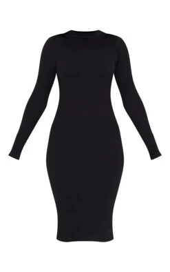Black Structured Contour High Neck Midi Dress -Cheap Dress Store a3027e733ec89ab83851f5c619c83bb9ffbeefaf cmt9450 6