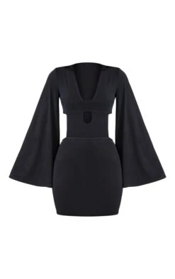 Black Slinky Cut Out Flared Sleeve Bodycon Dress 11 Black Slinky Cut Out Flared Sleeve Bodycon Dress -Cheap Dress Store aaa92873fe1b1d7f45541282aad666bb4edb58ca cnc1309 5