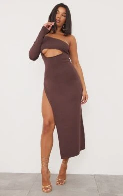 Chocolate One Shoulder Knit Maxi Dress -Cheap Dress Store b2c9c3971e2da8c2090a6d639c26a318afb275db cmz8153 3